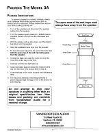 Предварительный просмотр 14 страницы VANDERSTEEN 3A Operation Manual