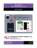Vanguard Instruments Company IRM-5000P User Manual preview