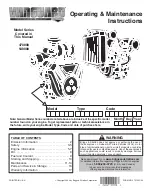 Vanguard 540000 Series Operating & Maintenance Instructions preview