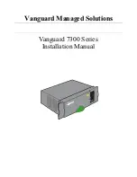 Vanguard 7300 Series Installation Manual preview