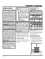 Предварительный просмотр 7 страницы Vanguard FLAME-MAX Operating And Installation Manual