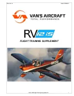 Van's Aircraft RV 12iS Flight Training Supplement preview