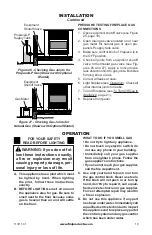 Preview for 19 page of Vantage Hearth VMH26TNC Owners Manual And Installation Manual