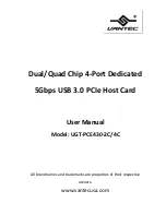 Vantec UGT-PCE430-2C User Manual preview