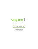 Vaporfi Stratus User Manual preview