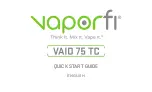 Vaporfi VAIO 75 TC Quick Start Manual preview