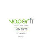 Предварительный просмотр 12 страницы Vaporfi VEX 75 TC Quick Start Manual