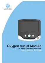 Vapotherm Oxygen Assist Module Instructions For Use Manual preview