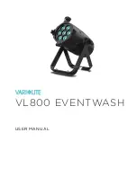 Preview for 1 page of Vari Lite EVENTWASH VL800 User Manual