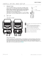 Preview for 3 page of Vari Lite EVENTWASH VL800 User Manual
