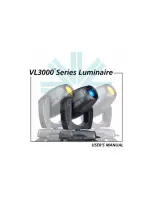 Preview for 1 page of Vari Lite VL3000 Series User Manual