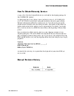 Preview for 3 page of Vari Lite VL500 Wash Luminaires Service Manual
