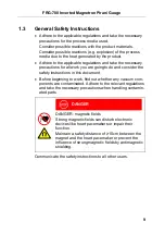 Preview for 9 page of Varian FRG-700 series Short Operating Instructions