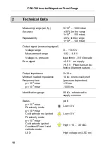 Preview for 10 page of Varian FRG-700 series Short Operating Instructions