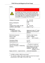 Preview for 11 page of Varian FRG-700 series Short Operating Instructions