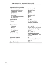 Preview for 12 page of Varian FRG-700 series Short Operating Instructions