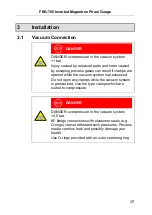 Preview for 17 page of Varian FRG-700 series Short Operating Instructions