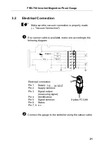 Preview for 21 page of Varian FRG-700 series Short Operating Instructions