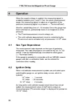 Preview for 22 page of Varian FRG-700 series Short Operating Instructions