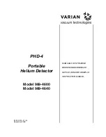 Varian PHD-4 Instruction Manual preview