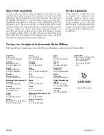 Preview for 8 page of Varian ProStar 400 Operation Manual