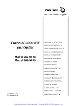 Предварительный просмотр 2 страницы Varian Turbo-V 2000 ICE Instruction Manual