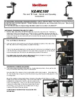 VARIZOOM VZ-MC100 Set Up And Operating Instructions preview