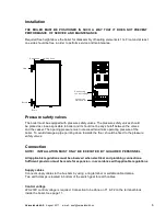 Предварительный просмотр 6 страницы Varmeteknikk MB 35 Installation, Operation & Service Manual