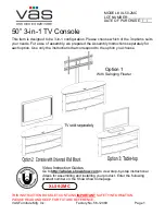 Предварительный просмотр 1 страницы VAS XL50-2MC Assembly Instructions