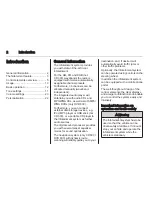 Предварительный просмотр 3 страницы Vauxhall 2011 Astra Infotainment Manual