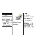 Предварительный просмотр 42 страницы Vauxhall Antara Owner'S Manual