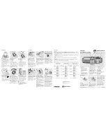 Vauxhall Antara Quick Reference Manual предпросмотр