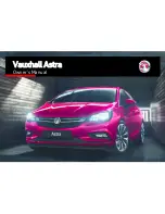 Предварительный просмотр 1 страницы Vauxhall ASTRA Owner'S Manual