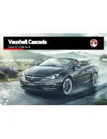 Предварительный просмотр 1 страницы Vauxhall Cascada Owner'S Manual