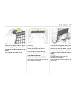 Предварительный просмотр 101 страницы Vauxhall Vectra Operation & Maintenance Instructions Manual