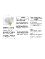 Предварительный просмотр 112 страницы Vauxhall Vectra Operation & Maintenance Instructions Manual