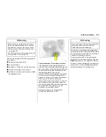 Предварительный просмотр 121 страницы Vauxhall Vectra Operation & Maintenance Instructions Manual