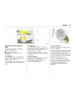 Предварительный просмотр 135 страницы Vauxhall Vectra Operation & Maintenance Instructions Manual