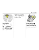 Предварительный просмотр 175 страницы Vauxhall Vectra Operation & Maintenance Instructions Manual