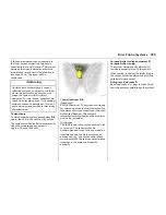 Предварительный просмотр 209 страницы Vauxhall Vectra Operation & Maintenance Instructions Manual