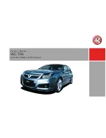 Vauxhall Vectra Owner'S Manual preview