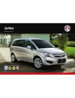 Предварительный просмотр 1 страницы Vauxhall Zafira Specifications