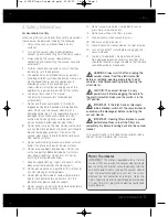 Предварительный просмотр 3 страницы Vax HF86-FM-T Instruction Manual