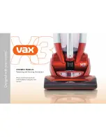 Vax X3 Owner'S Manual предпросмотр