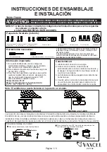 Предварительный просмотр 6 страницы Vaxcel T0698 Assembly And Installation Instructions Manual