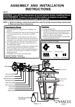 Preview for 1 page of Vaxcel T0717 Assembly And Installation Instructions