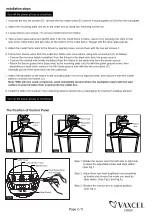 Preview for 2 page of Vaxcel T0717 Assembly And Installation Instructions