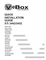 VBOX XTI 3452 Quick Installation Manual preview