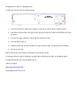 Preview for 4 page of VBOX XTI 3452 Quick Installation Manual