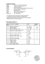 Preview for 3 page of VDH Products ALFA 11 User Manual